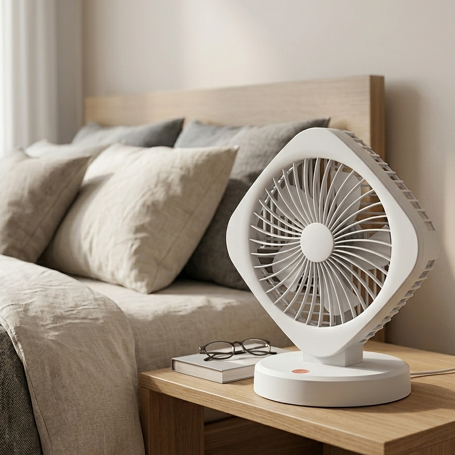 Silent Bedside Fan